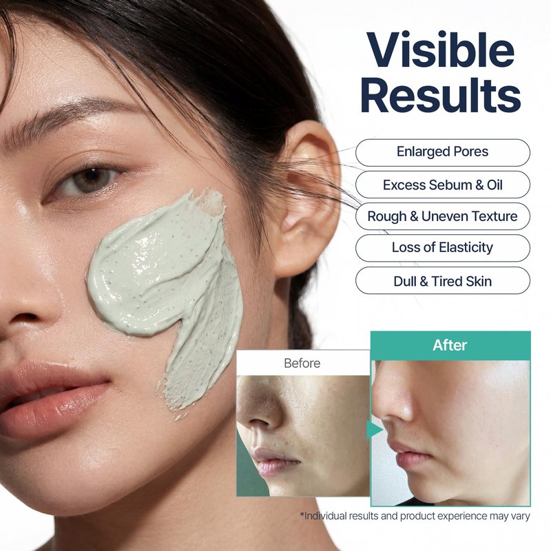Loyly Green Mud Vegan Collagen Mask | Non-Drying Face Mask | Revitalizing Elasticity, Anti-Aging | Pore & Sebum Care | Calming & Nourishing | 18% Bentonite & Kaolin | Korean Skin Care (3.17 fl oz)