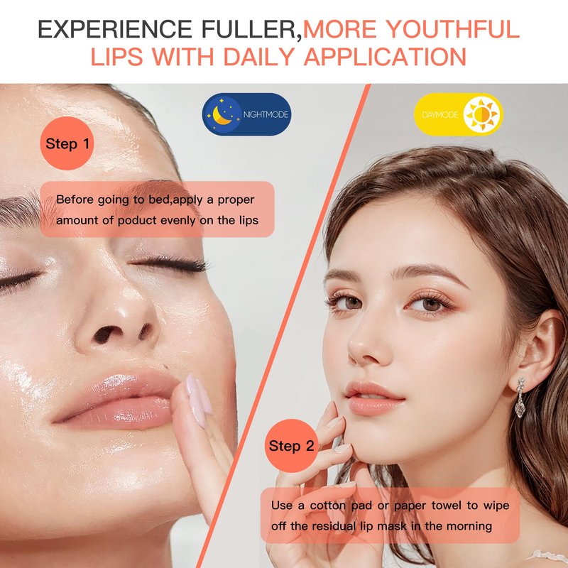 Ann Diary Sleeping Lip Mask: Nourish,Dry Lips,Hydration,Moisturizing for Cracked Lips,Visibly Plumps & Softens, Restores Healthy Moisture Balance to Lips,Day Overnight Lip Care Treatment,20G|0.75 oz