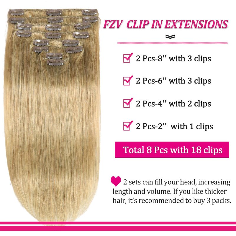 Clip in Hair Extensions Real Human Hair 120g 22inch Kinky Straight Clip ins 8pcs with 18clips Per Set Burgundy Soft Long Remy Human Hair Extensions Seamless Extensions Human Hair