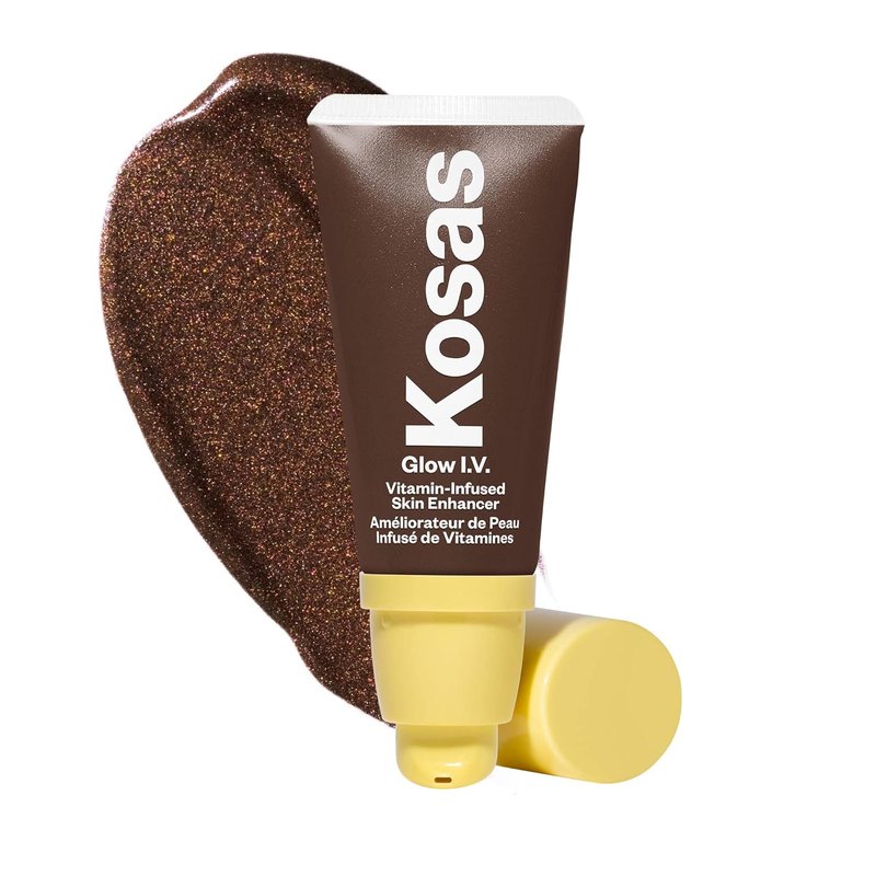 Kosas Glow I.V. Vitamin-Infused Skin Enhancer Makeup - Tinted Highlighter for Radiant Skin | Reflect Shade