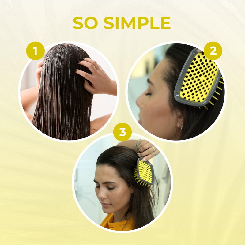 FHI Heat UNbrush Detangling Brush for Pain-Free Brushing on All Wet or Dry Hair Types — Durable DuoFlex Anti-Static Bristles, Lightweight Handle, Vented Hair Brush, Sun Ceremony
