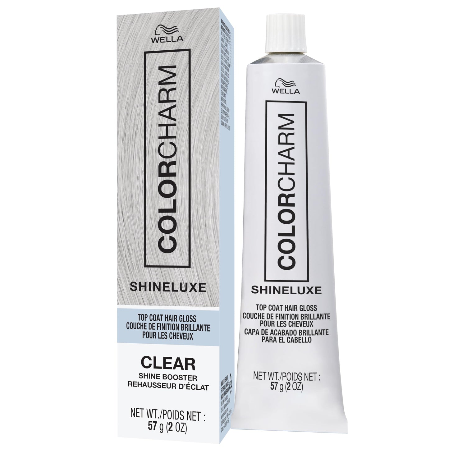 COLORCHARM ShineLuxe Top Coat Hair Gloss | Clear Shine Booster | 2 oz.