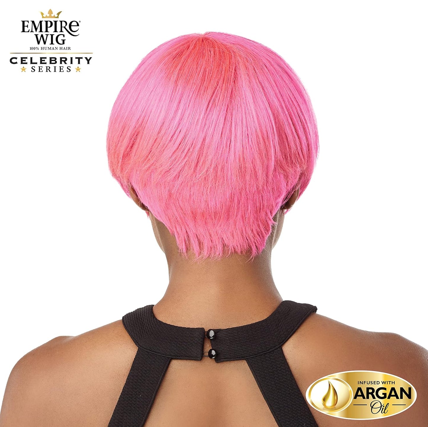 Sensationnel Empire Human Hair Wig - Cia Celebrity Inspired Pre-Styled Salon Cut | T2/27 Color