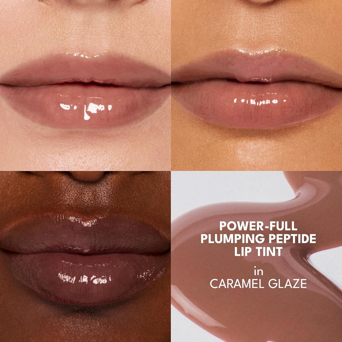 Buxom Power-Full Plumping Peptide Lip Tint - Hydrating Color & Shine | Long-Lasting Formula