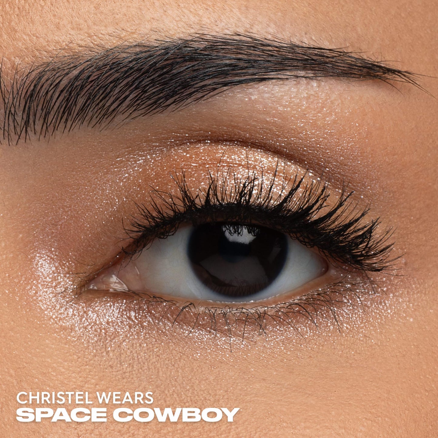 URBAN DECAY Space Cowboy Eyeshadow + Eyeliner Duo Set - Moondust Glittery Eye Shadow (Champagne Gold Silver Sparkle) - 24/7 Waterproof Eyeliner Pencil (Light Peach Shimmer + Silver Glitter)