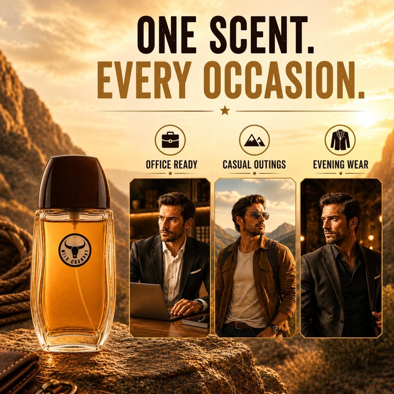 AVON Wild Country Cologne for Men - Long-Lasting Mens Cologne Spray with Lavender and Sandalwood. Bold, Aromatic Men's fragrances and Versatile daily wear body spray; ideal gift for him, 3 Fl Oz