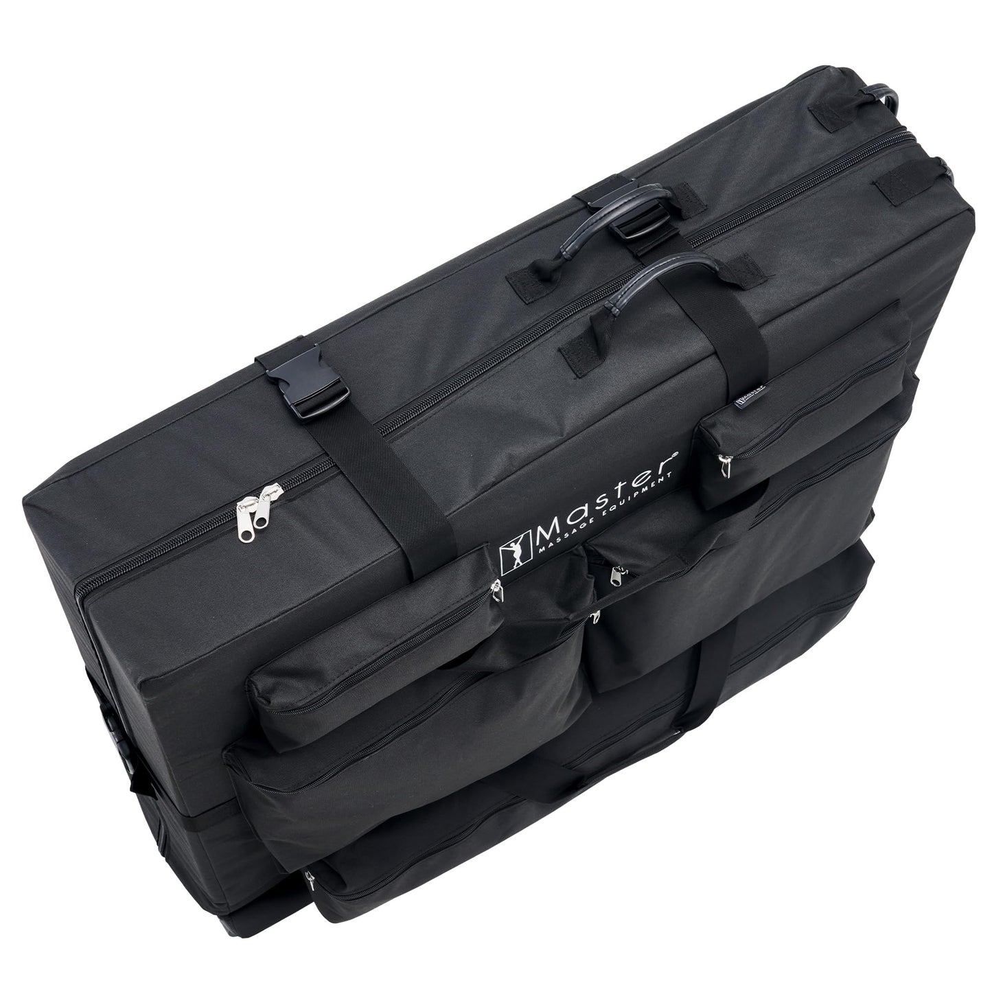 Master Massage Luggage Style Wheeled Massage Table Carrying Case 27” to 32” Width Folding Massage Table- Black
