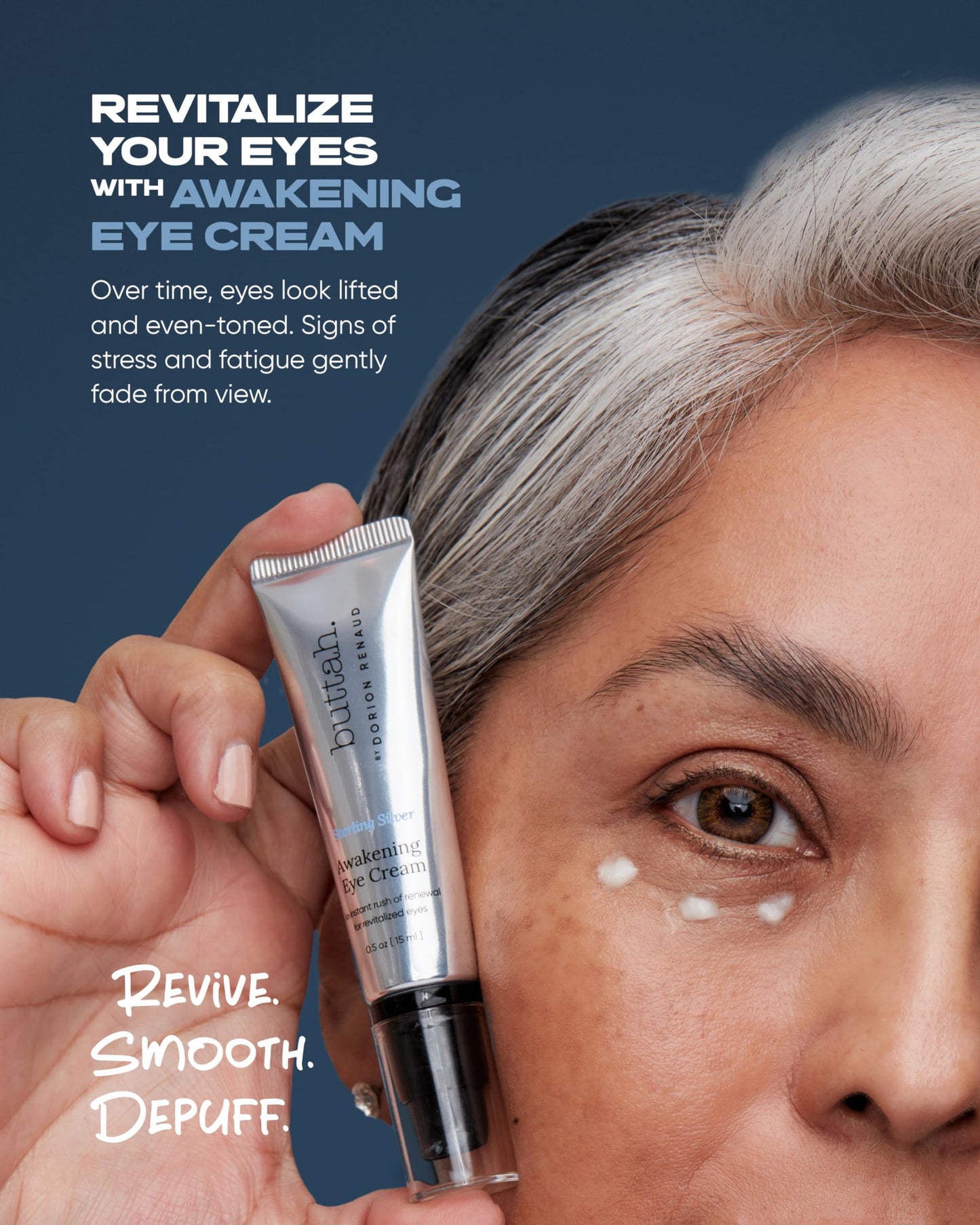 Buttah Skin Awakening Eye Cream for Dark Circles and Puffiness - Caffiene Pro Aging Eye Care Cream - Eye Cream For Wrinkles - Nourishing and Hydrating Under Eye Treatment