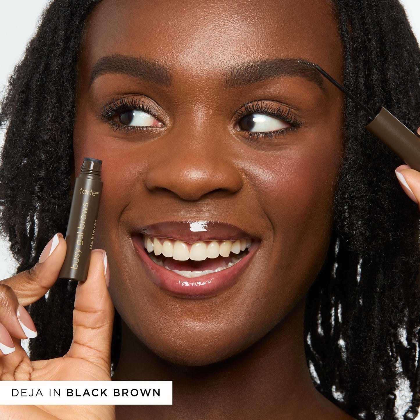 tarte busy gal tinted brow gel – 3-in-1 Waterproof Longwear Eyebrow Gel to Shape, Nourish and Condition, Tint & Set Brows, Vegan & Cruelty
