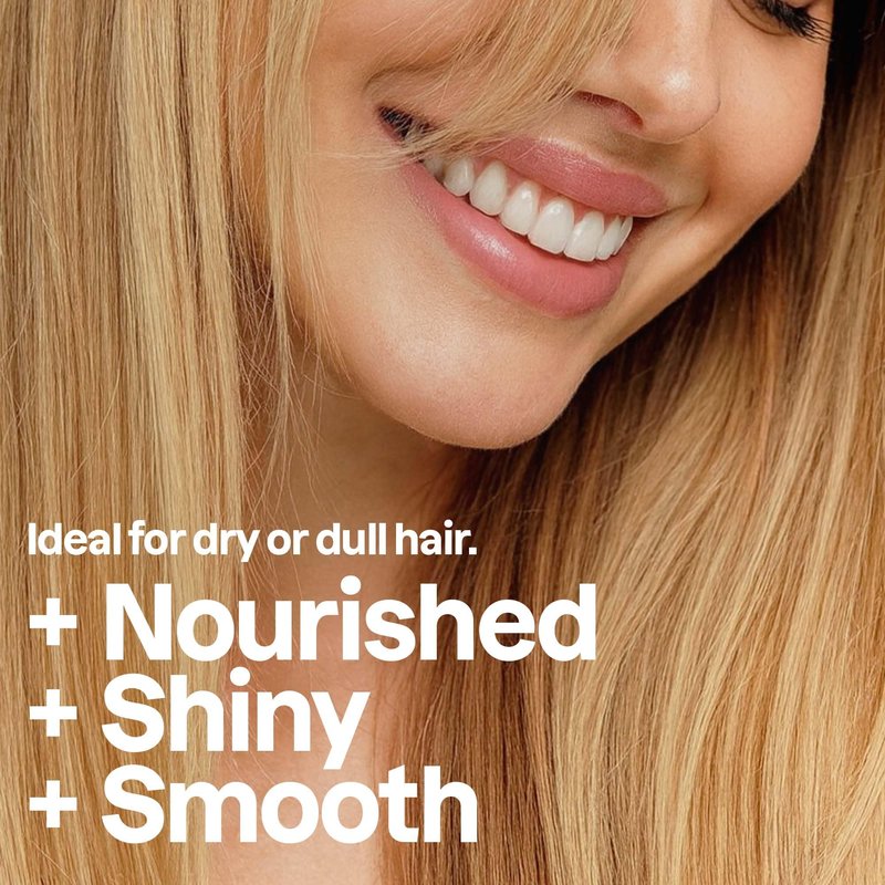 ATTITUDE Nourishing Hair Shampoo, EWG Verified, For Dry and Damaged Hair, Naturally Derived Ingredients, Vegan and Plant Based, Grapeseed Oil and Olive Leaves, 32 Fl Oz (Pack of 6)