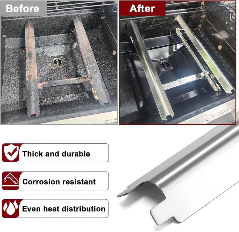 Charbroil Grill Replacement Parts - Cooking Grate & Heat Plate for 5 & 2 Burner Models | Durable Steel