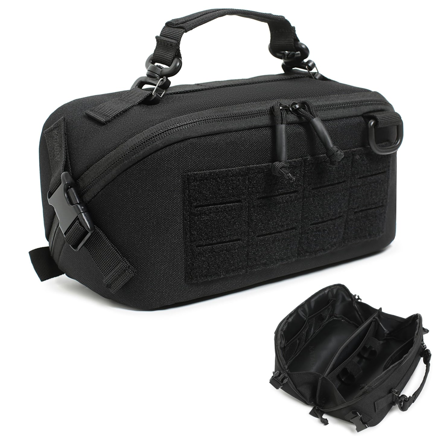 Katadem Tactical Pouch for Men with Wide Open Design - Travel Toiletry Organizer Tactical Storage Organizer for Gadget Gear,Admin Pouch EDC Military Tool Molle Pouches
