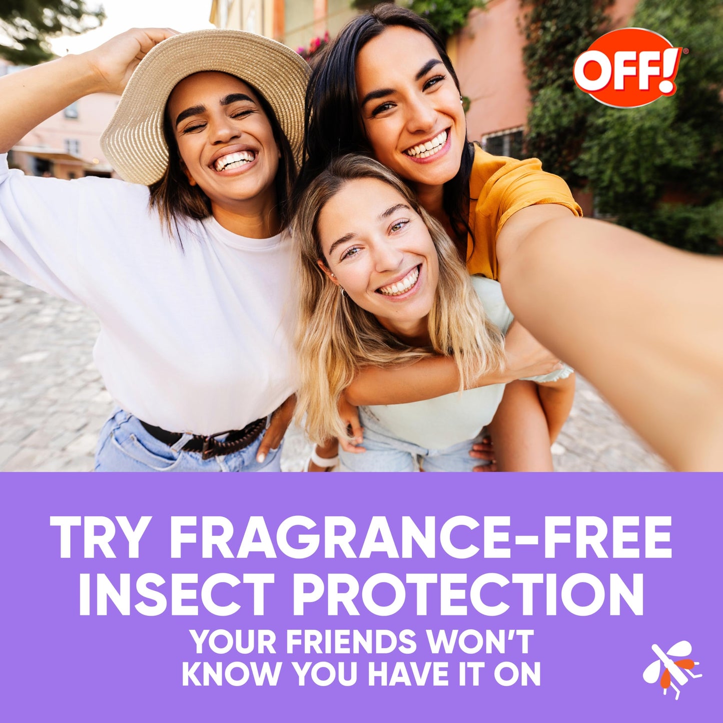 OFF! Clean Feel Travel Size Insect Repellent Aerosol with 20% Picaridin - Bug Spray for Long-Lasting DEET-Free Protection from Mosquitoes, Fragrance-Free Pest Control For Ticks & Flies, 2.5 oz