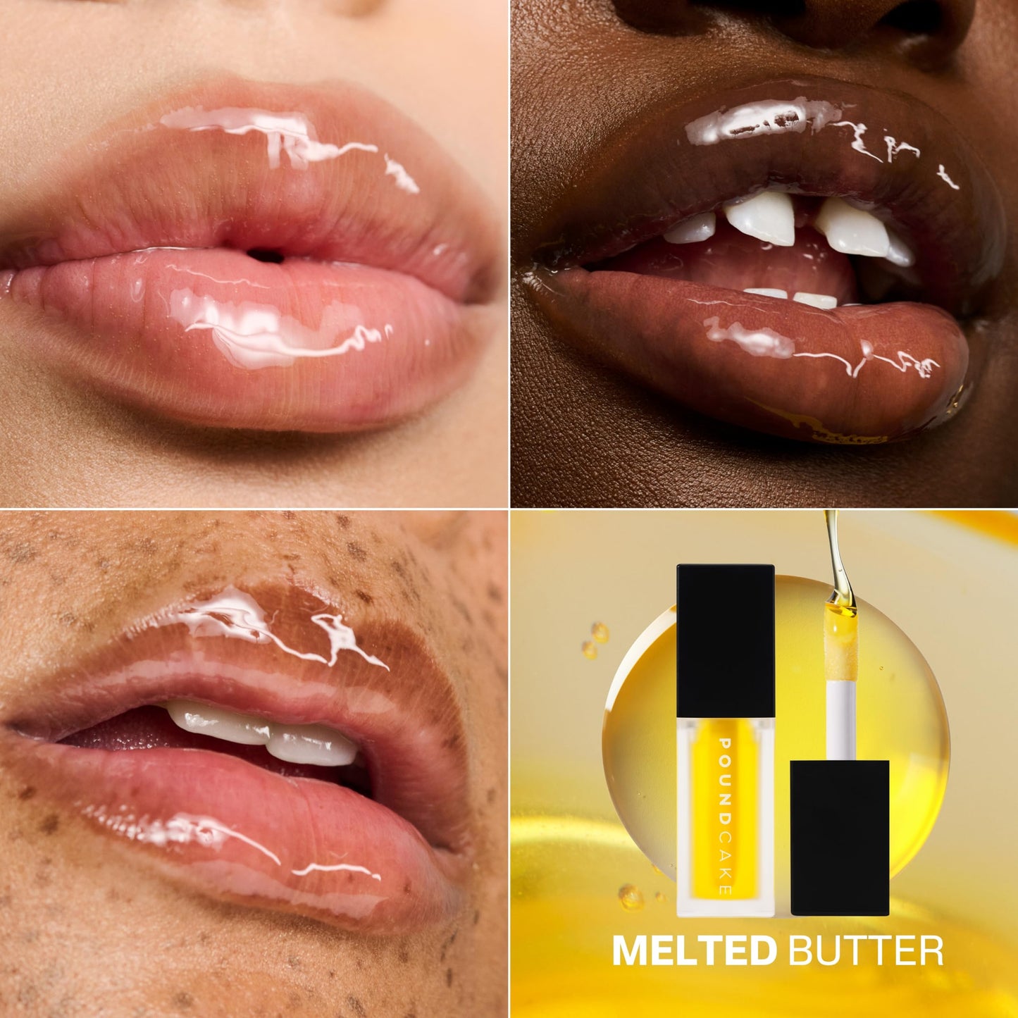 POUND CAKE Cake Theory Plumping Lip Oil | Hydrating & Moisturizing Lip Oil Balm, Lip Gloss, and Lip Mask with Hyaluronic Acid | Clean, Vegan Formula | Lip Plumper Treatment | 0.23 oz, Melted Butter