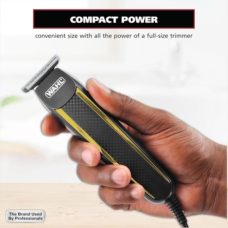 Wahl Edge Pro Bump Free Corded Beard Trimmer | Precision Grooming Kit for Beards & Mustaches - Model 9686-300