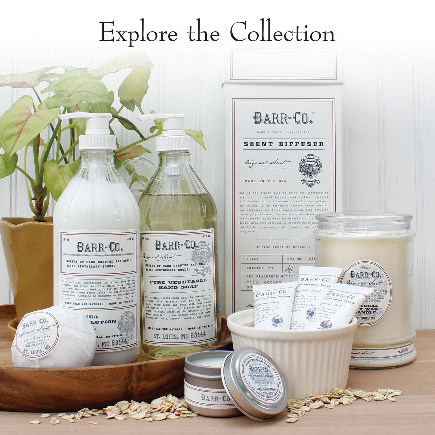 BARR-CO. Original Scent Shea Butter Lotion, 16 fl oz