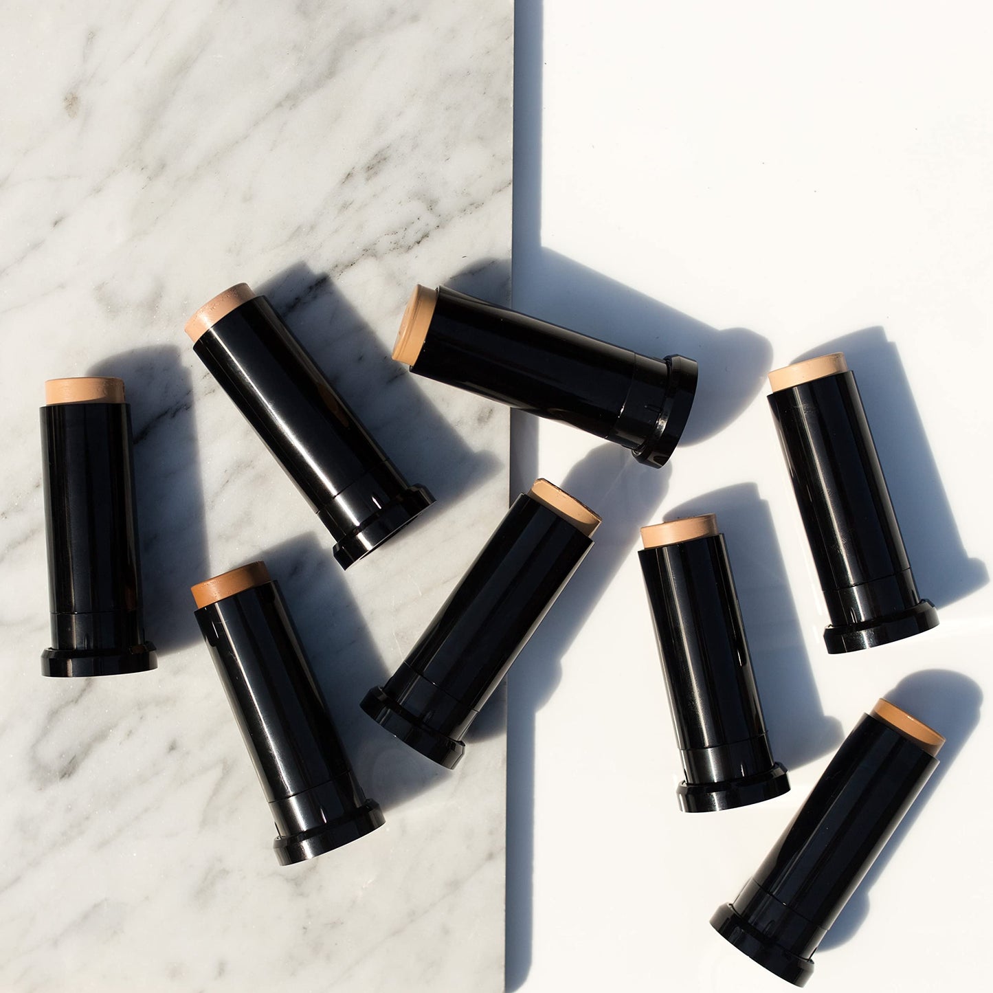 KRISTOFER BUCKLE Triplicity® Perfecting Foundation Stick, 0.4 oz. | Primes Skin, Provides Buildable Coverage & Has A Soft-Focus Effect | Deep