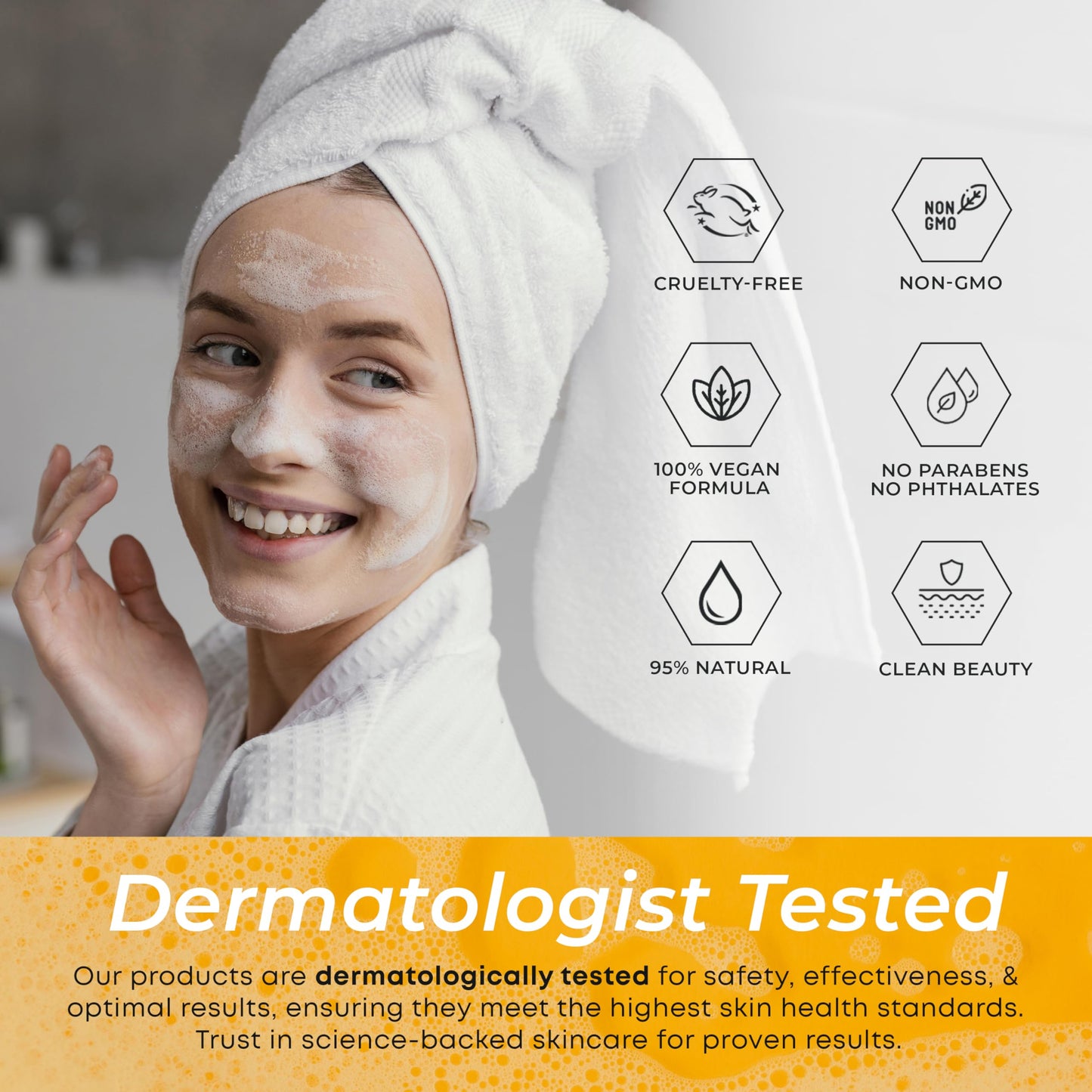 Refined Radiance Hyaluronic Acid & Collagen Face Wash – Dermatologist Tested, Anti-Aging, Korean Skin Care, Hydrates Firms Soothes – Clean, Vegan, Gentle Facial Cleanser for Dry Sensitive Skin, 200 ML