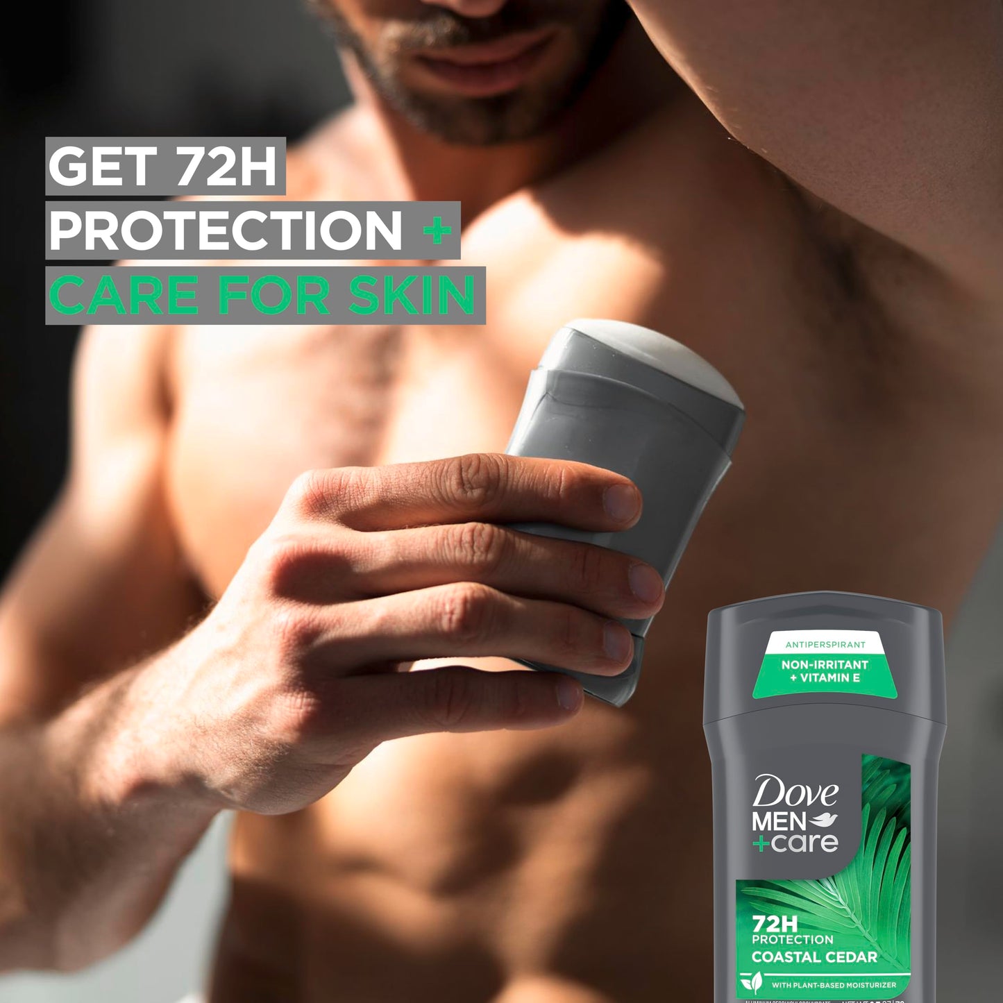DOVE MEN + CARE Antiperpirant 3 Pack Coastal Cedar Deodorant for Men 2.7 oz