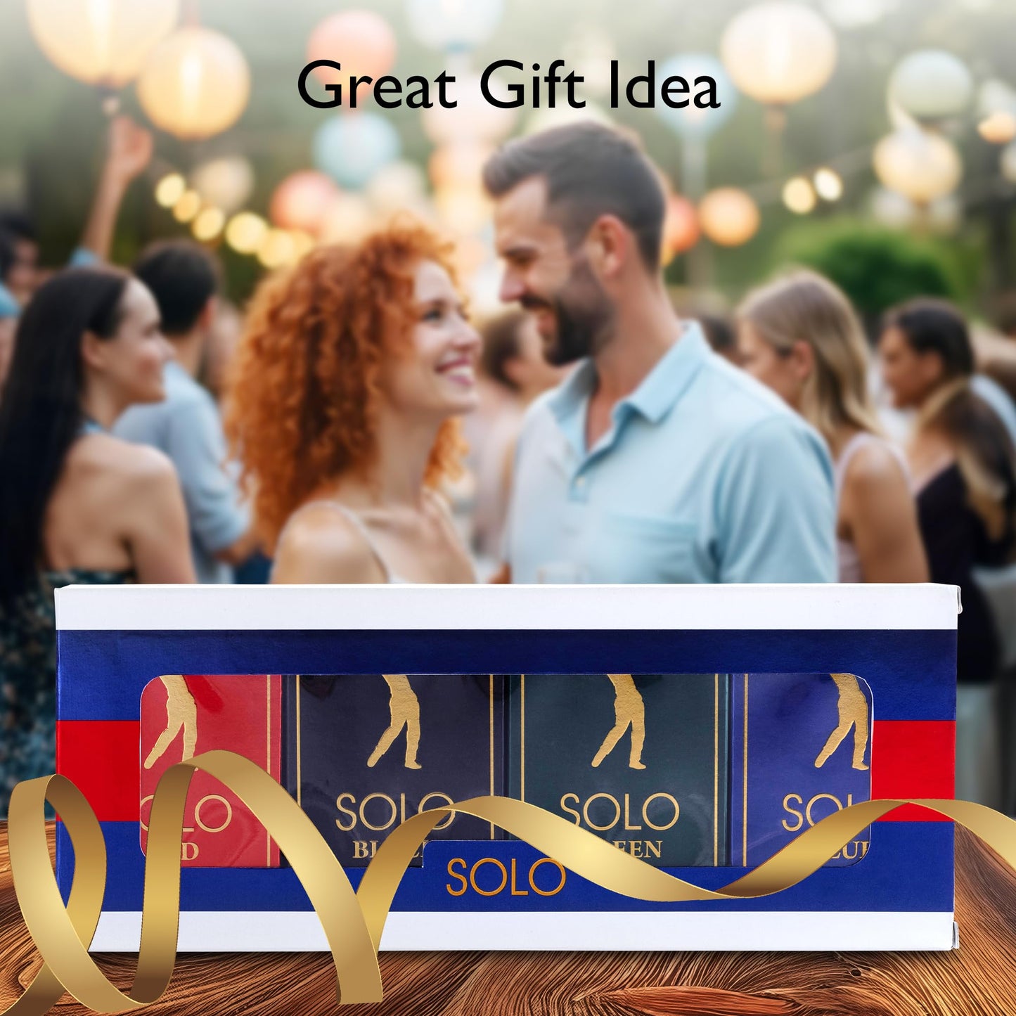 NovoGlow Solo 4-Piece Mini Fragrance Set for Men EDP - Solo Red, Blue, Black & Green - Combination of Woody, Citrus & Spicy Scents - Suitable For All Skin Types - Free of Paraben Each in 30ml Bottle