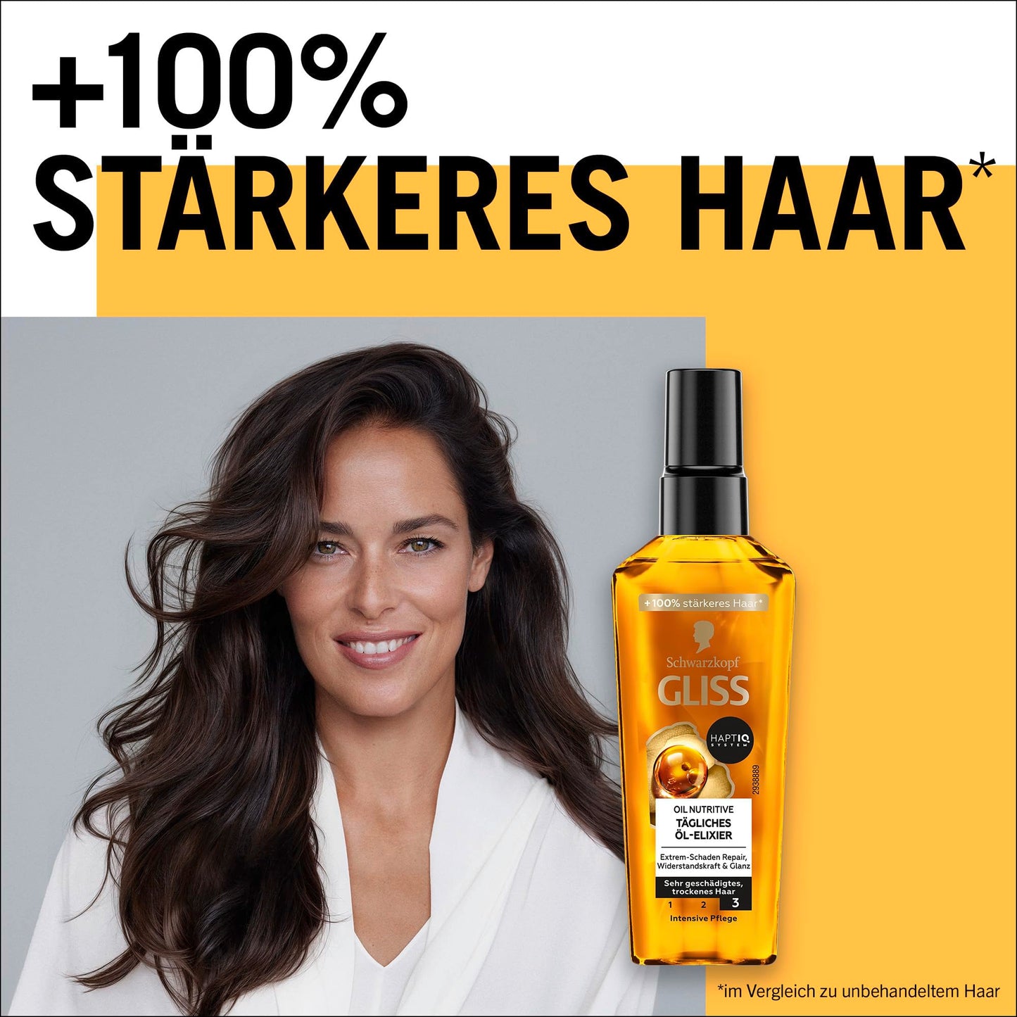 Gliss Kur Hair Oil Daily Oil Elixir (75 ml), Hair Oil for Dry Hair Nourishes and Refines Hair Without Oily Residue, Contains Argan Oil and Vitamin E