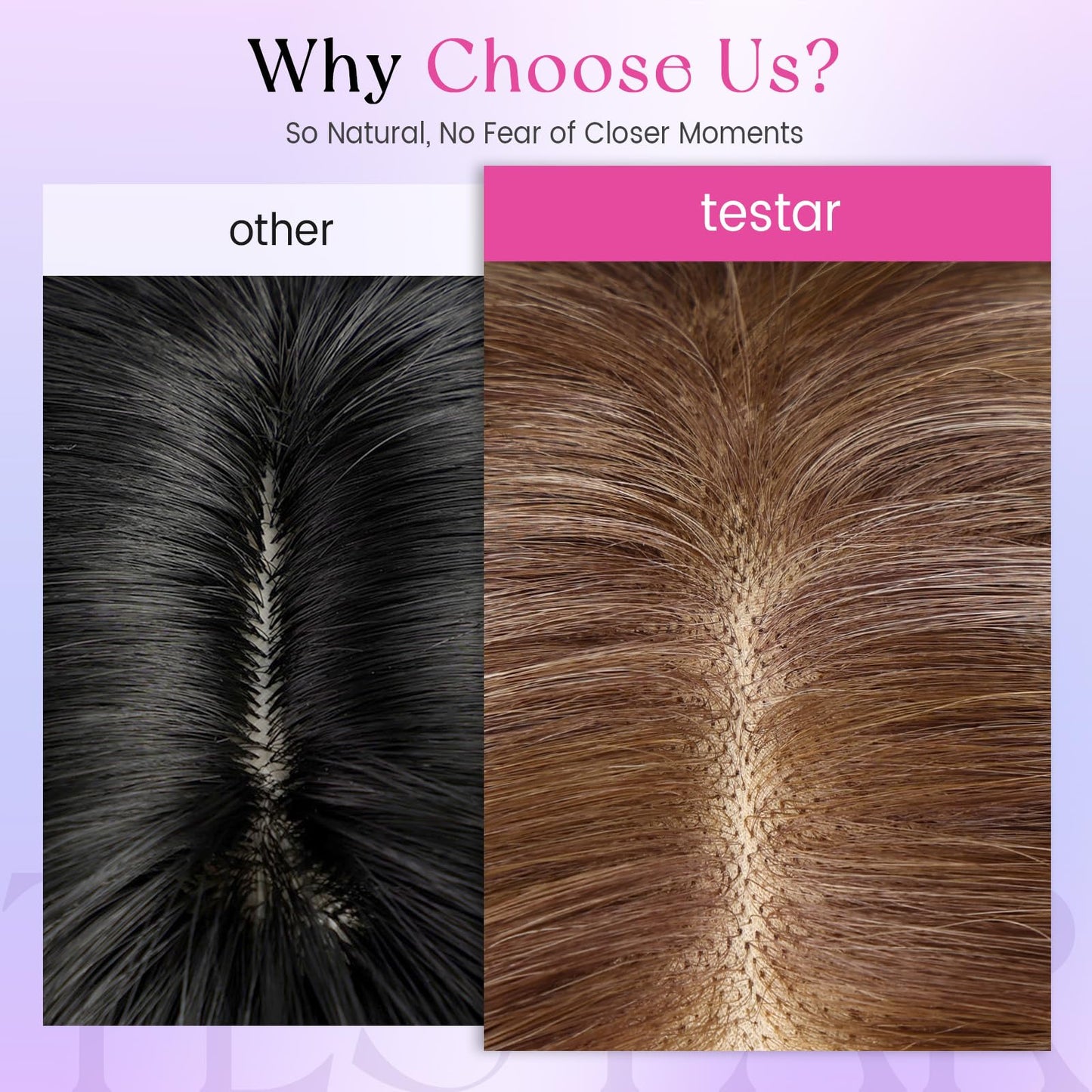 testar Brown Wigs Lace Front Wig Ready to Wear 13x6 HD Glueless Wave Lace Wig for White Women Heat Resistant Synthetic Fiber Wig Long Wavy Wig Natural Black (28 Inch)