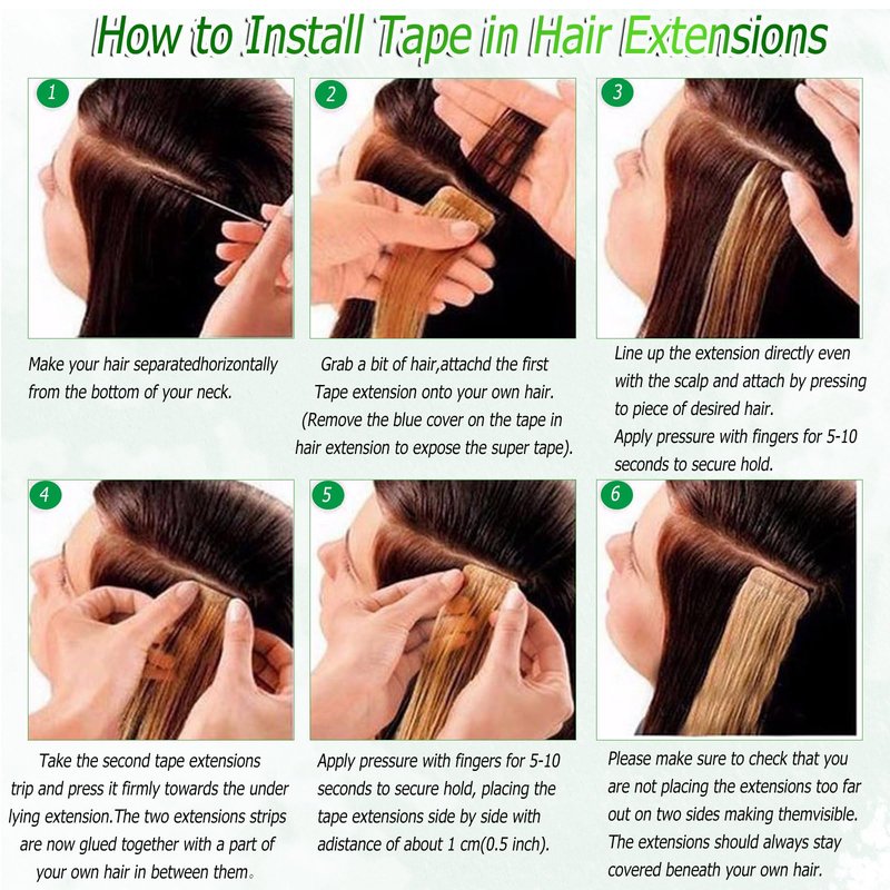 Deep Wave Tape in Hair Extensions Human Hair,20 Inch Black Hair Extensions Real Remy Human Hair Curly Tape ins for Black Women,20pcs Double Sided Invisible Tape Hair Extension 50g/pack