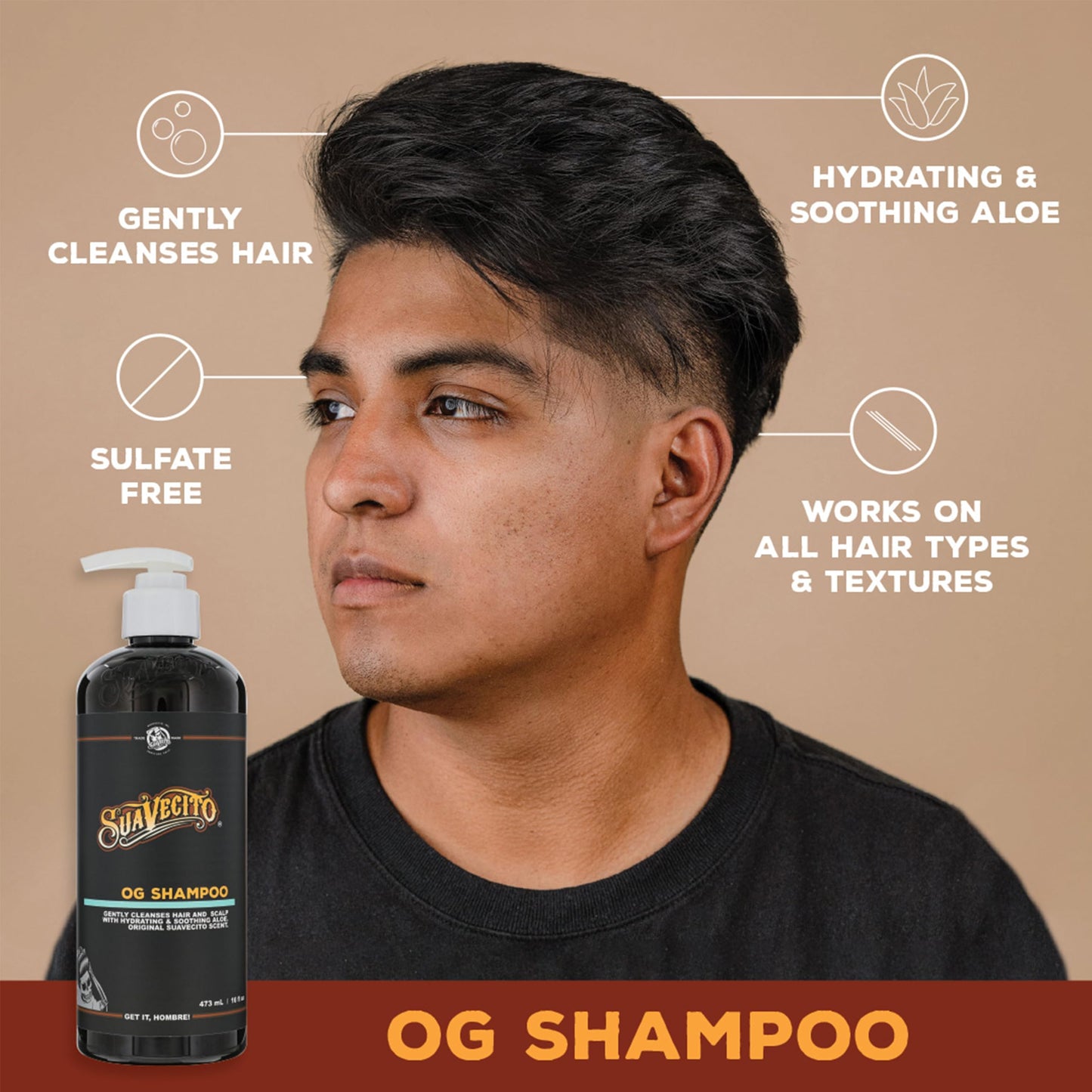 Suavecito Hair & Body Essentials Bundle: Firme (Strong) Hold Hair Styling Pomade, Moisturizing Body Soap, Hydrating Shampoo & Nourishing Conditioner…