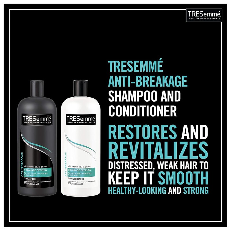 TRESemmé Anti-Breakage Shampoo - Strengthening Formula for Healthy Hair | 28 oz