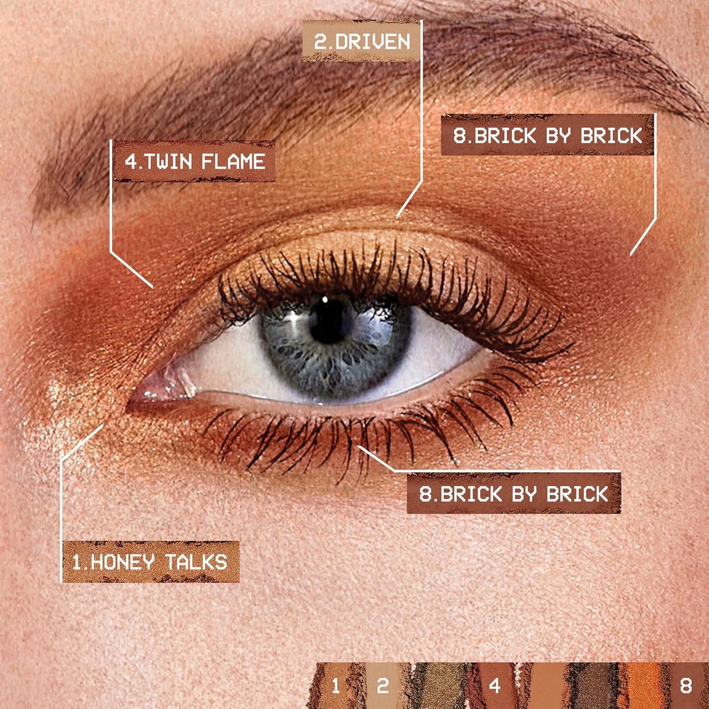 Smashbox Always On Mood Board Eye Shadow Palette - Long-Wearing High Pigment Shades | 0.24 Ounce