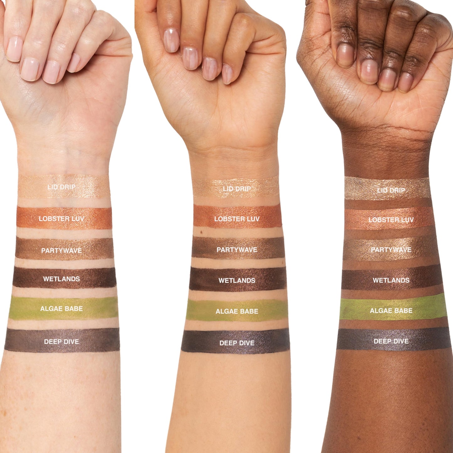 Freck Beauty SHADOW SLIDE Long Wear H2O Shadow Stick | Creamy, Waterproof Eyeshadow Crayon, Highly Pigmented, Smudge-Resistant, Easy Glide for All-Day Wear | Lid Drip (Warm Champagne)