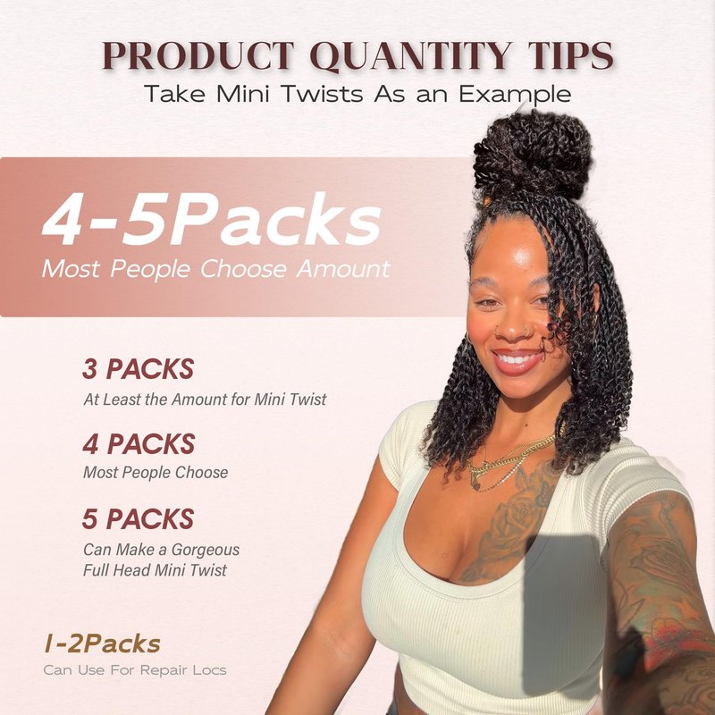 Afro Kinkys Bulk Human Hair, 18 Inch 50 Gram Soft 4C Afro Kinky-Curly Human Hair Bulk for Twist Dreadlocks Extensions Repair Locs Natural Black 1 Pack (1B, 18inch)