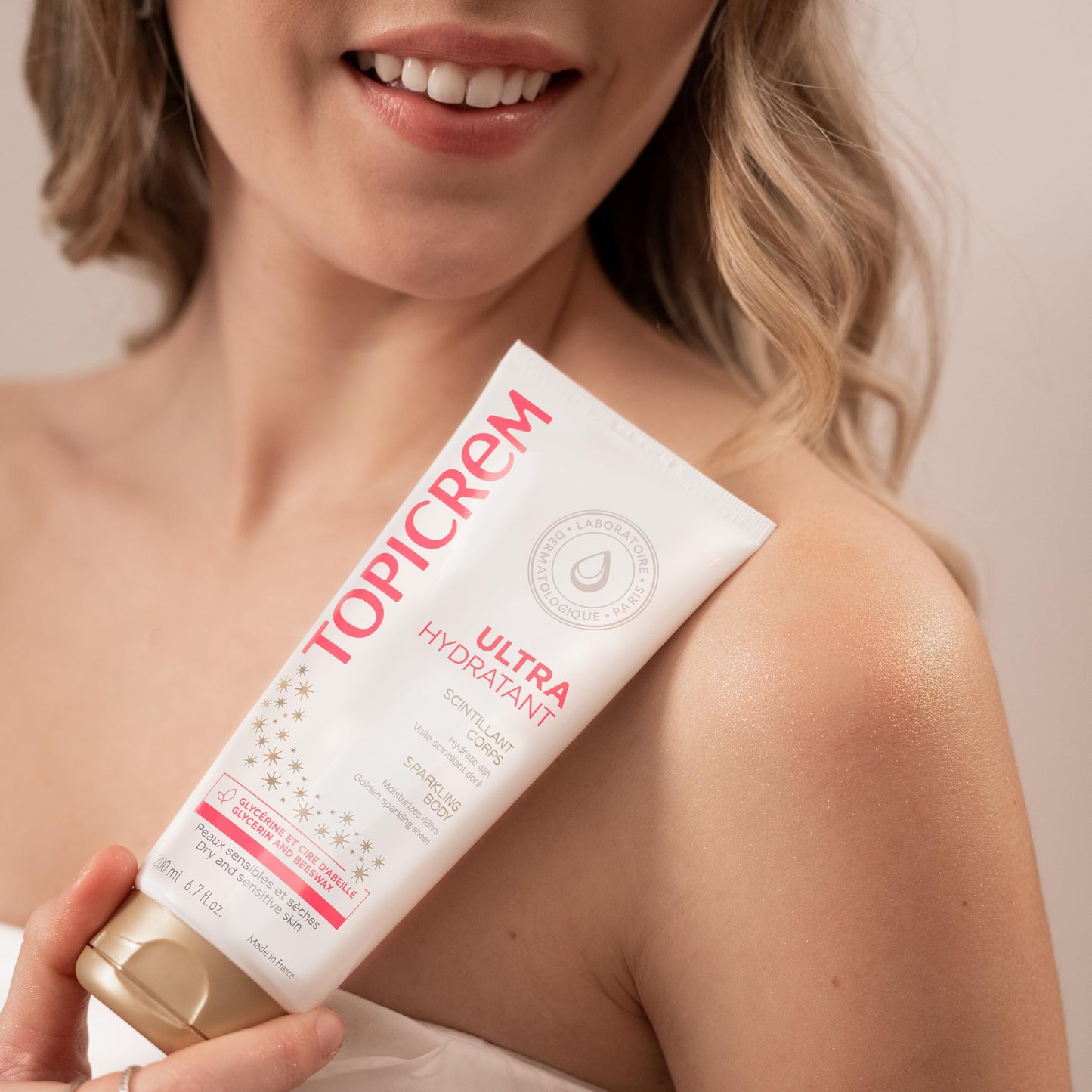 TOPICREME ULTRA MOISTURIZING SPARKLING BODY MILK 200ML