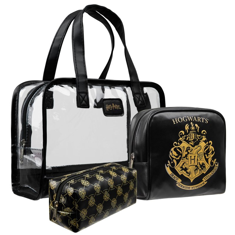 Get Trend Harry Potter Gifts for Women, Girls, Teens, Toiletry Bag Set of 3, Travel Cosmetic Organizer, Makeup Pouches, Gifts for Wife, Girlfriend, Sister