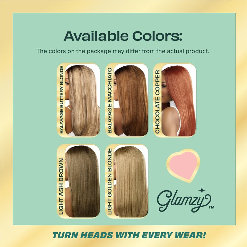 Sensationnel Glamzy Lace Part Wigs - Zaria Glueless Hand Tied Wider Parting Synthetic Hair (2 DARKBROWN)