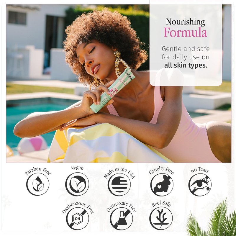 Hydrating Mineral Body Sunscreen SPF 50 - Coconut Vanilla Scent, Vegan & Water Resistant | 130 ml (4.3 Fl. Oz)