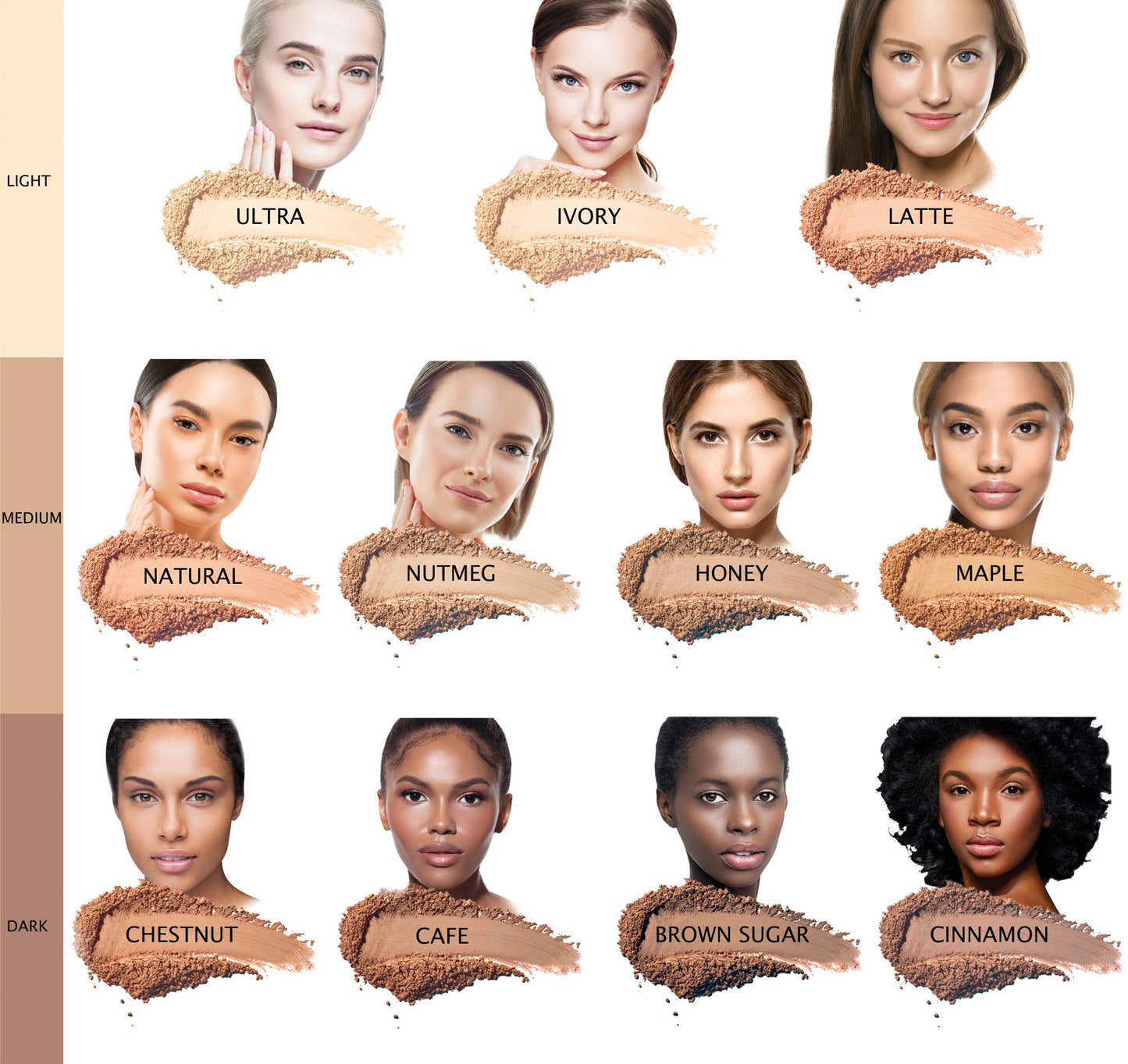 BellaTerra Cosmetics Mineral Powder Foundation – Natural | Soft Neutral Shade with Matte Finish | Long-Lasting, Buildable Mineral Formula for Everyday Wear 9g