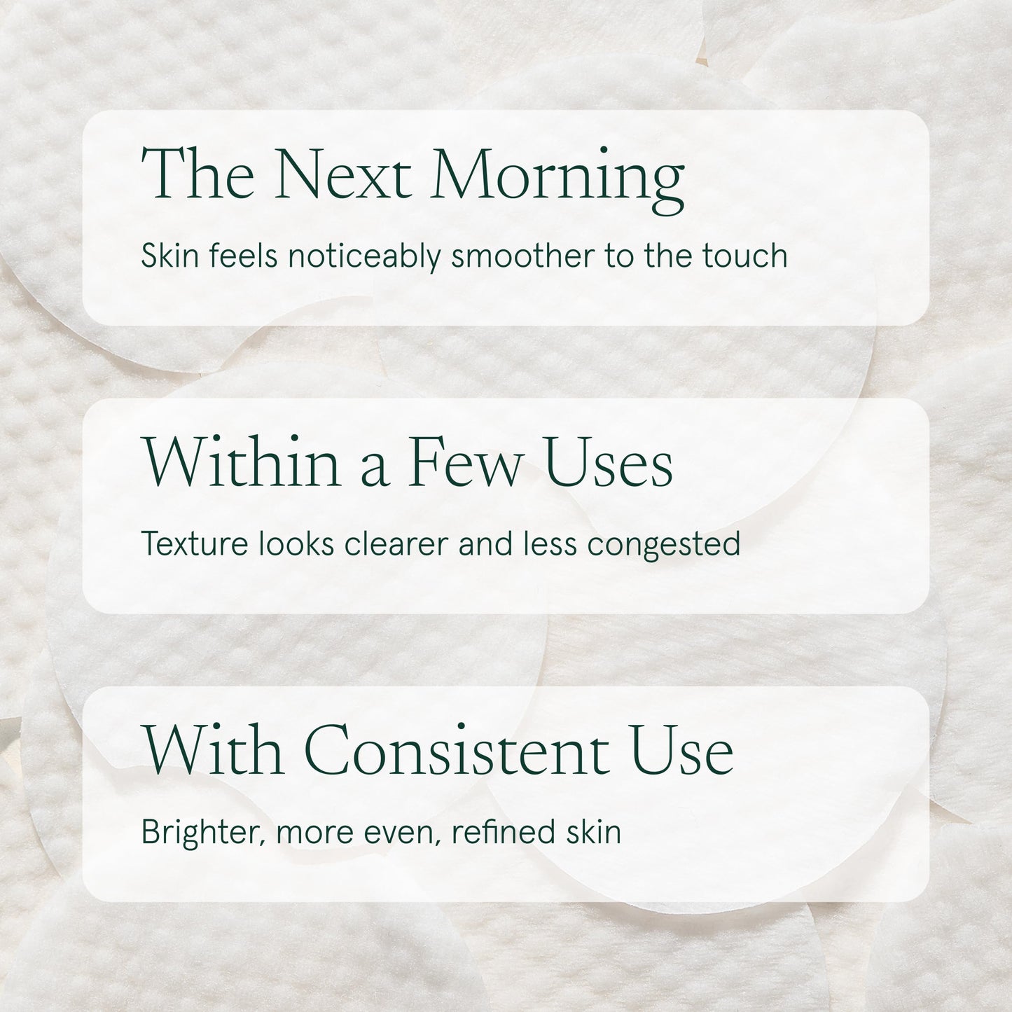 Barefaced Polishing Pads, Clinical-Grade Exfoliating Treatment, Face and Body, Peel Pads, 15% Glycolic Acid, Alpine Rose Extract, All Skin Types