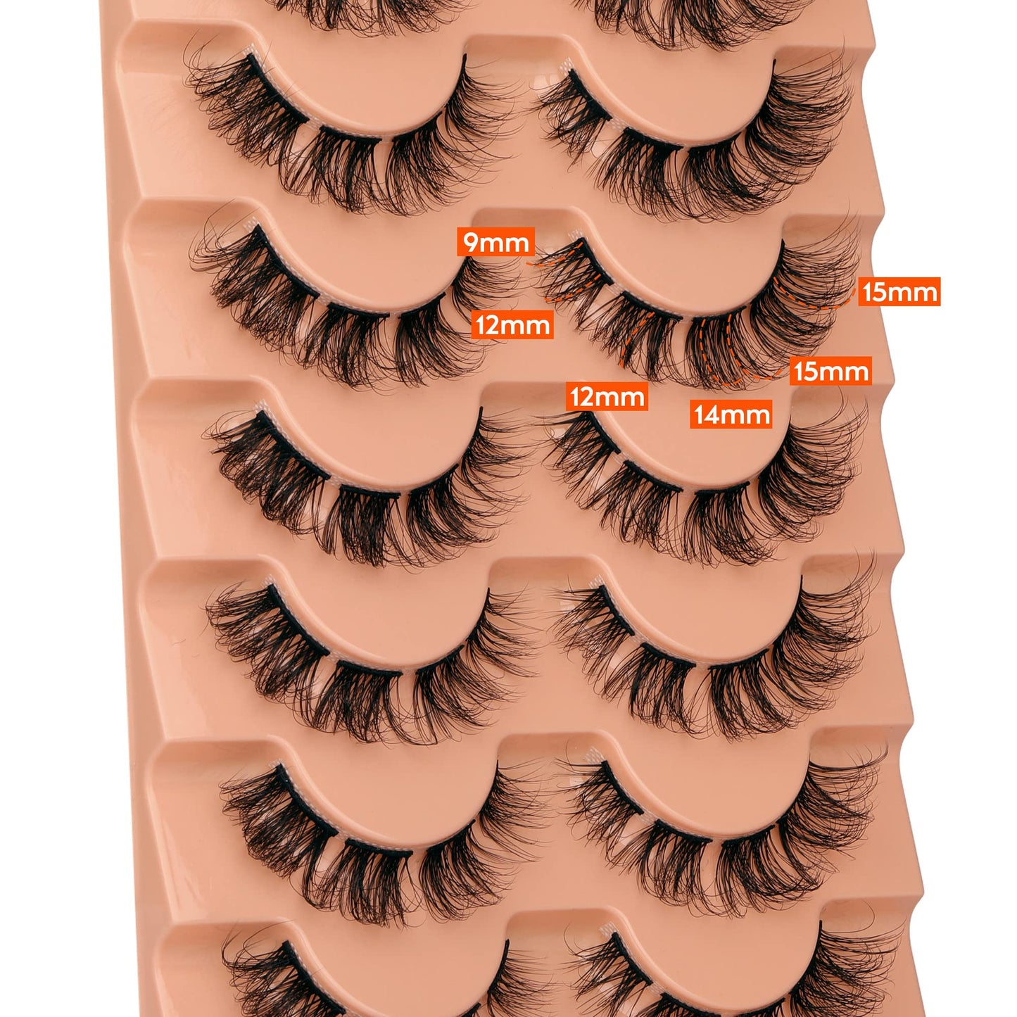 Fluffy Cluster Eyelash Extensions Natural Lash Clusters Spider Cluster Lashes D Curl Individual Lashes Wispy Eyelash Extensions Lashes Strips DIY Lash Extensions False Eyelashes Multipack by Eefofnn