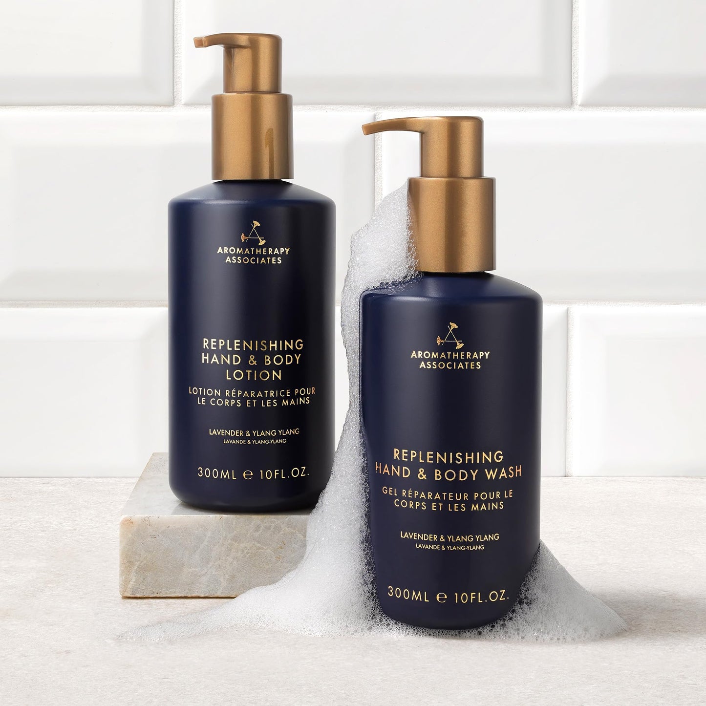 Aromatherapy Associates Balance Replenishing Hand & Body Wash, Moisturizing Liquid Hand Soap & Bath Wash for Women & Men, Hydrating Daily Skincare, 10 fl. oz.