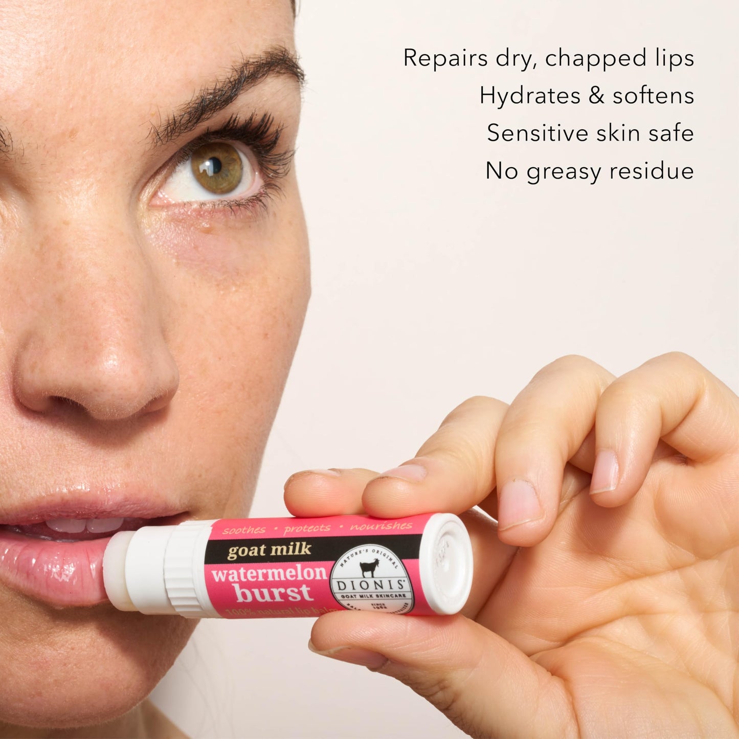 Dionis Goat Milk Signature Lip Balm Set - Moisturizing for Dry, Chapped, Lips, Conditioning with Beeswax, Shea Butter, Coconut Oil - Assorted 0.28oz (Pack of 6)