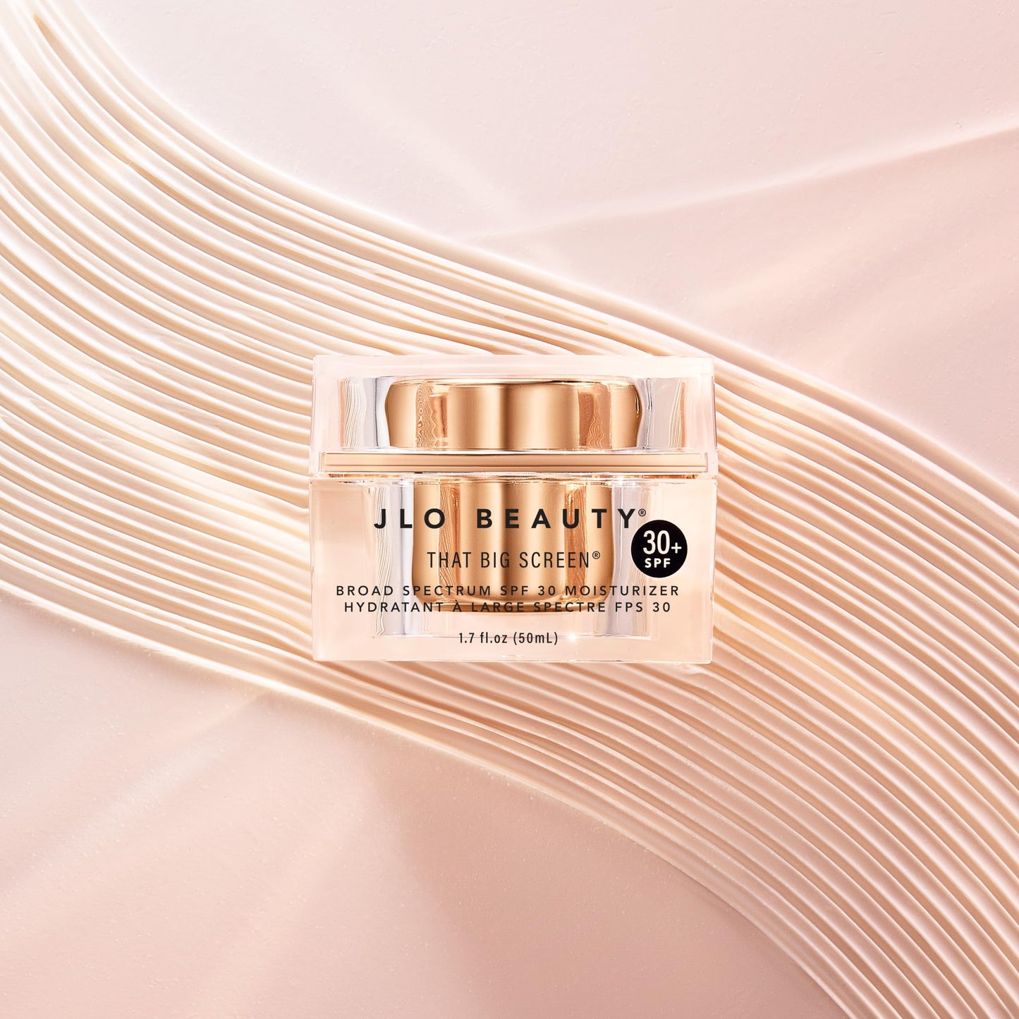 JLO BEAUTY Broad Spectrum SPF 30 Face Moisturizer, Lightweight Sunscreen to Wear Under Make Up, Daily Hydrating Face Lotion for Women With Hyaluronic Acid & Antioxidants, That Big Screen, 1.7 FL Oz