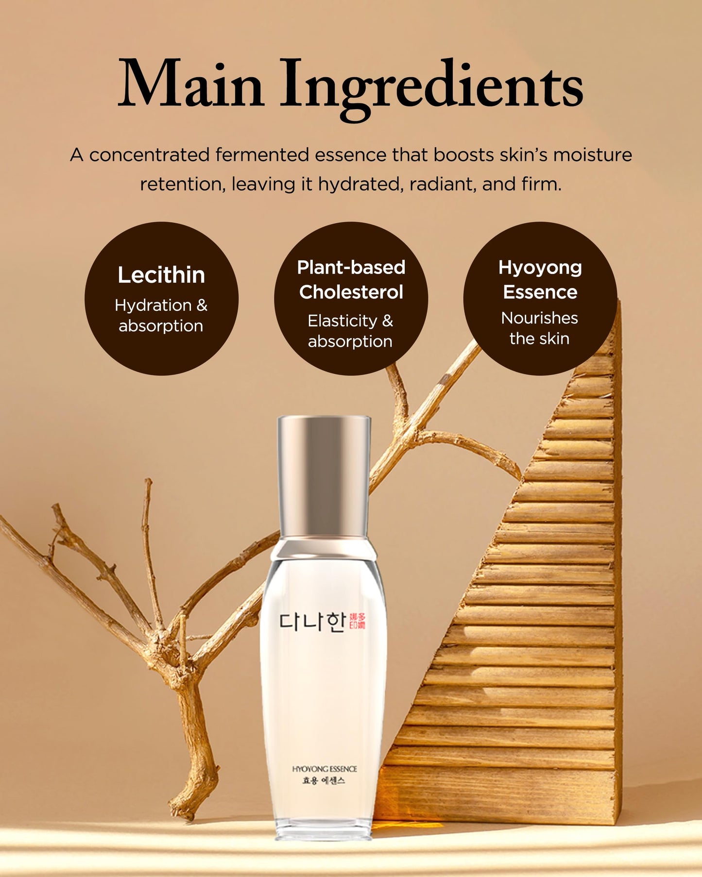 DANAHAN Hyoyong Korean Herbal Fermented Essence Gift Set (2 Pack) – 30+ Botanical Hydrating Face Serum with Bonus Travel Size, Helps Improve Look of Firmness & Glow, 1.69 + 1.01 fl oz