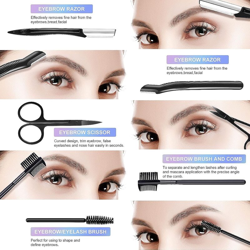 MAGEFY Faux Mink Eyelashes - 30 Pairs in 6 Styles for Natural to Dramatic Volume | Includes Eyebrow Grooming Kit