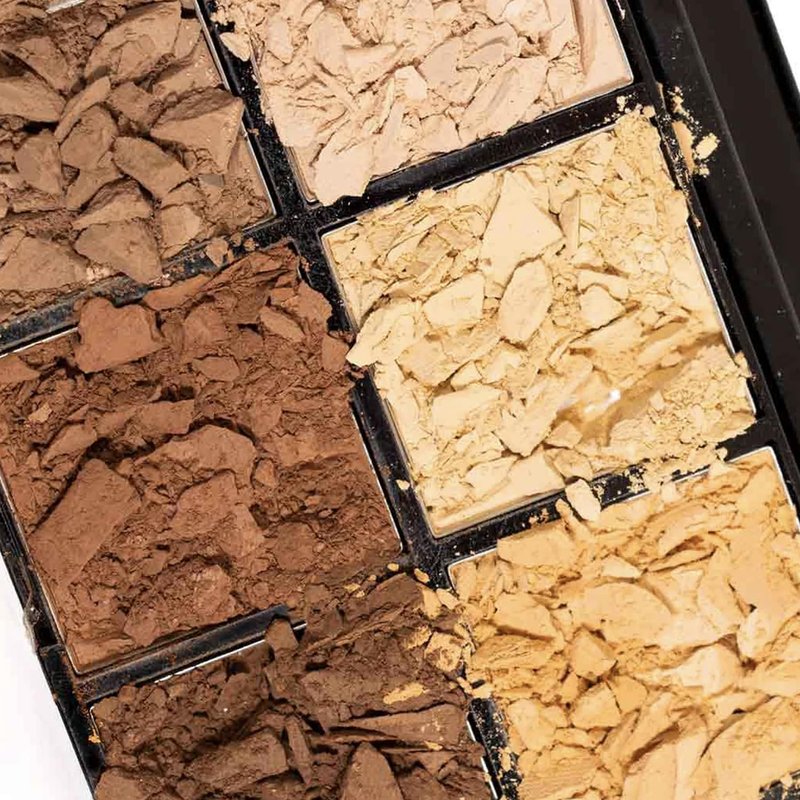 Palladio Contour and Highlight Palette - Sculpting Shades with Blendable Satin Finish | 6 Colors for Flawless Definition