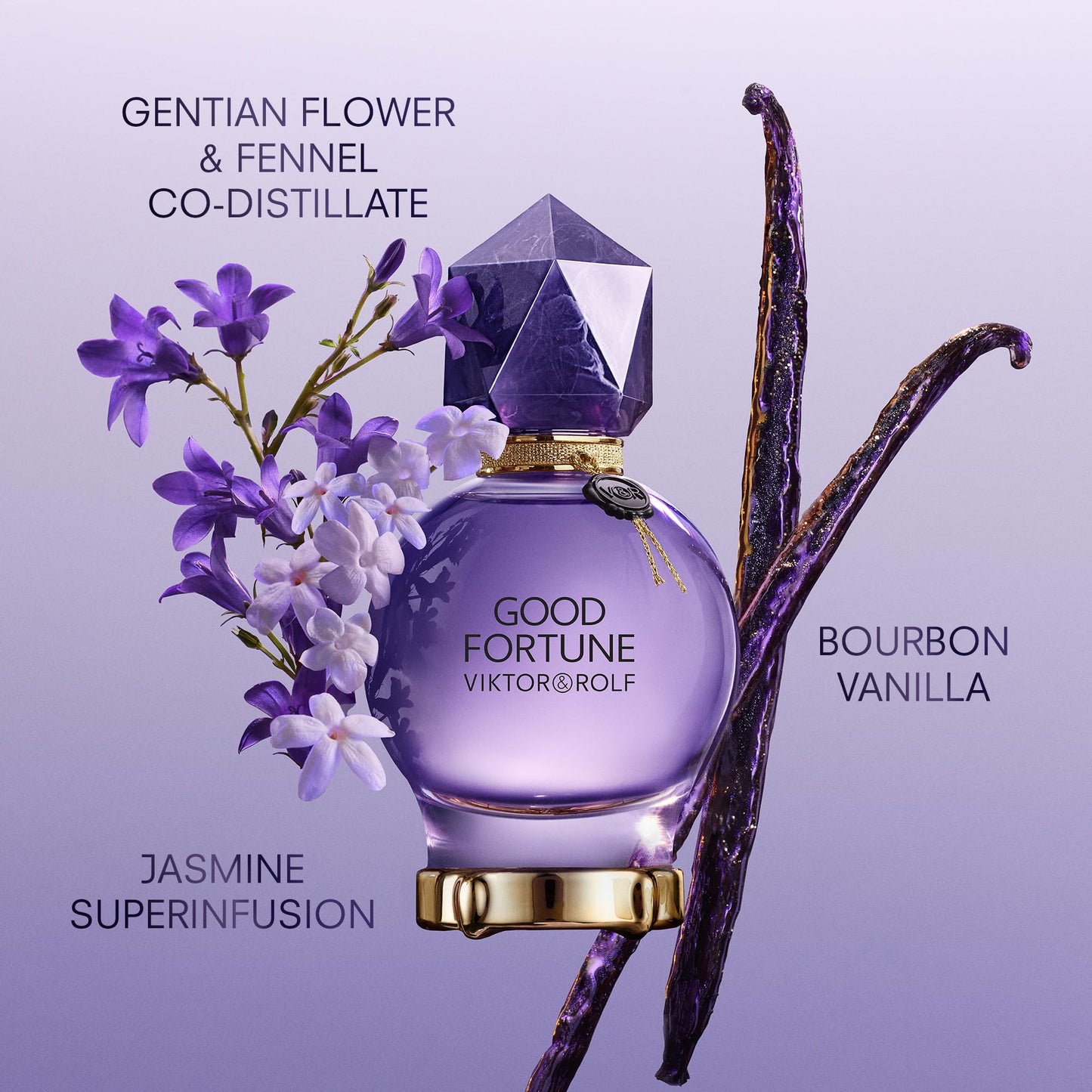 Viktor&Rolf - Good Fortune Eau de Parfum Refill - Floral Women's Perfume - With Notes of Jasmine & Vanilla - 3.4 Fl Oz Refill