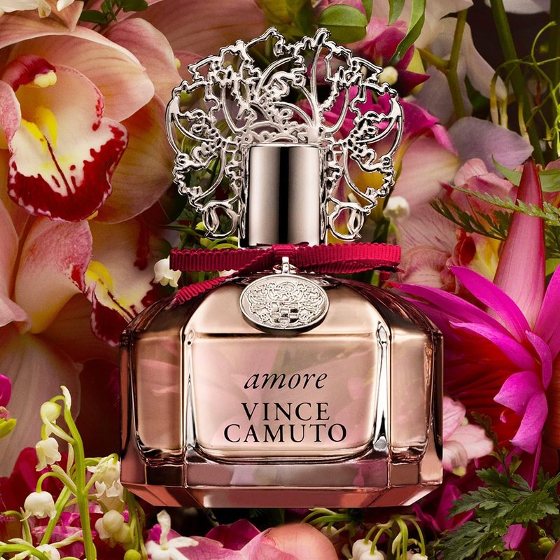 Vince Camuto Amore 3 PC Gift Set for Women, Floriental Fruity Scent, Stocking Stuffer, Christmas Gift for Her, Eau de Parfum 3.4 Fl Oz + 0.34 Fl Oz Travel Spray + 5 Fl Oz Body Cream