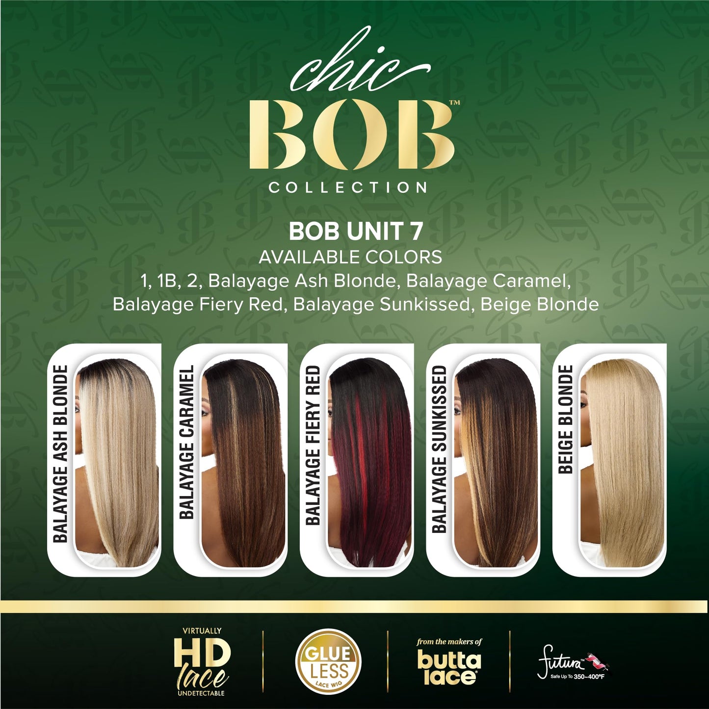 Sensationnel Chicbob Lace Frontwig-Bob Unit 7, BEIGEBLONDE