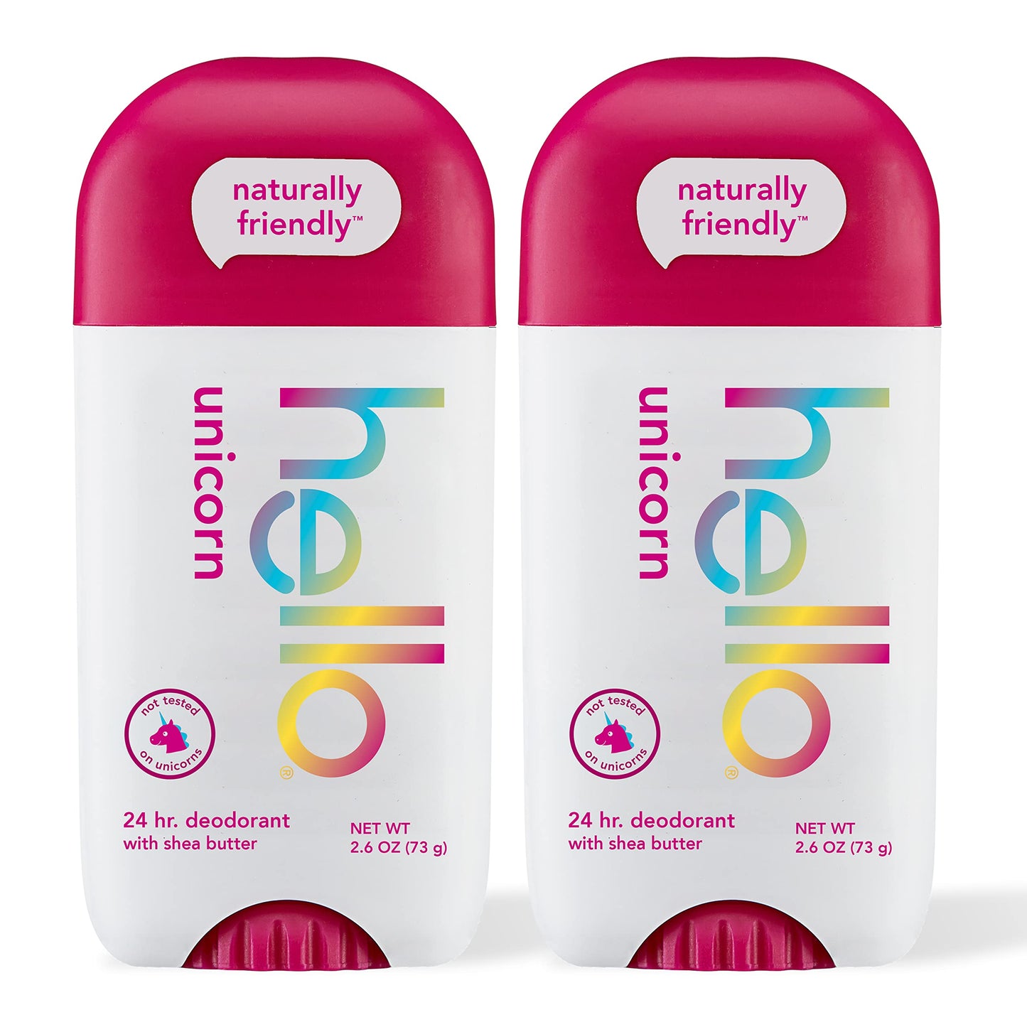 hello Deodorant Variety Pack (Sweet Coconut, Fresh Citrus, White Sage) & Unicorn Aluminum Free Deodorant for Women, Girls, Safe for Kids, Dermatologically tested, Natural Fragrance, 2 Pack