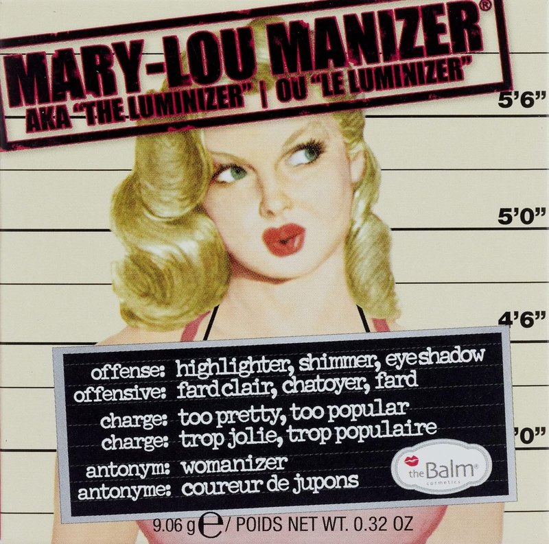 theBalm Mary-Lou Manizer Honey-Hued Luminizer, Highlighter, Shadow & Shimmer, Subtle Glow, 0.17 Ounce (Pack of 1)